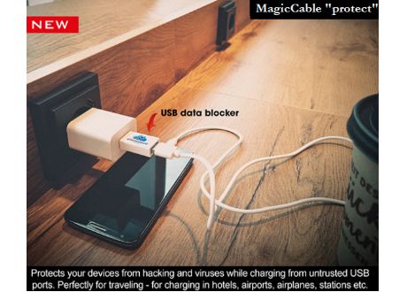 MagicCable Protect usb datablocker de firewall voor je smartphone