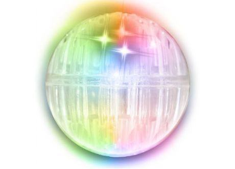 Verlichte stuiterbal met LED - MET Boing geluid - Rainbow