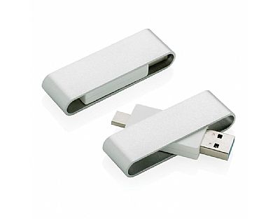 Pivot USB met type C, grijs