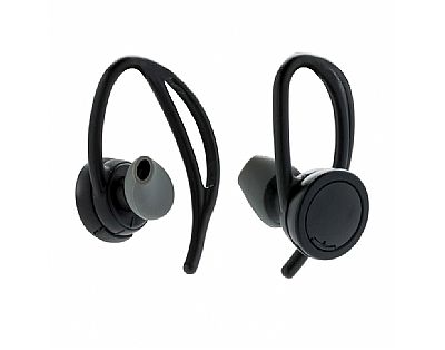 True Wireless sport oordoppen, zwart