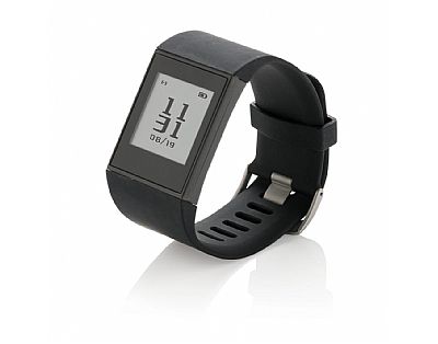 Multi-sport E-ink horloge, zwart