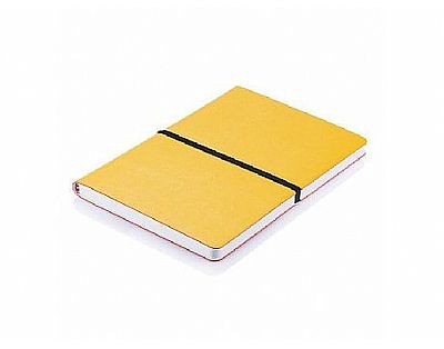 Deluxe softcover A5 notitieboek, geel