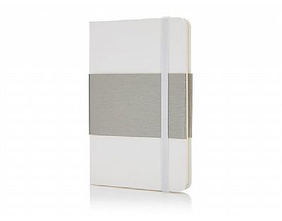 Deluxe hardcover A6 notitieboek, wit