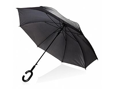 23 handsfree paraplu, zwart